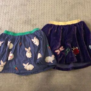 Set of Two Mini Boden Skirts